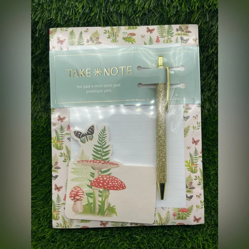 Design Design, Inc. Take Note Notepads and Pen Gift Set, NWT